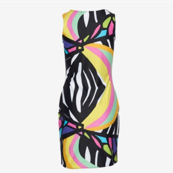 Colorful Geometric Dress - Picture 2 of 6